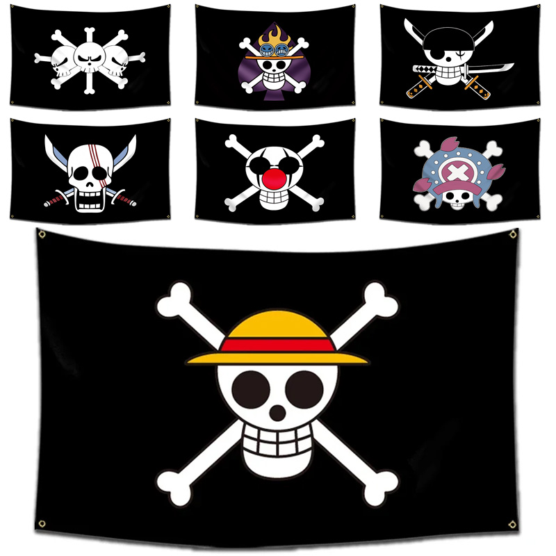 Banner Kids Toys - Spanduk Dinding One Piece Jolly Roger