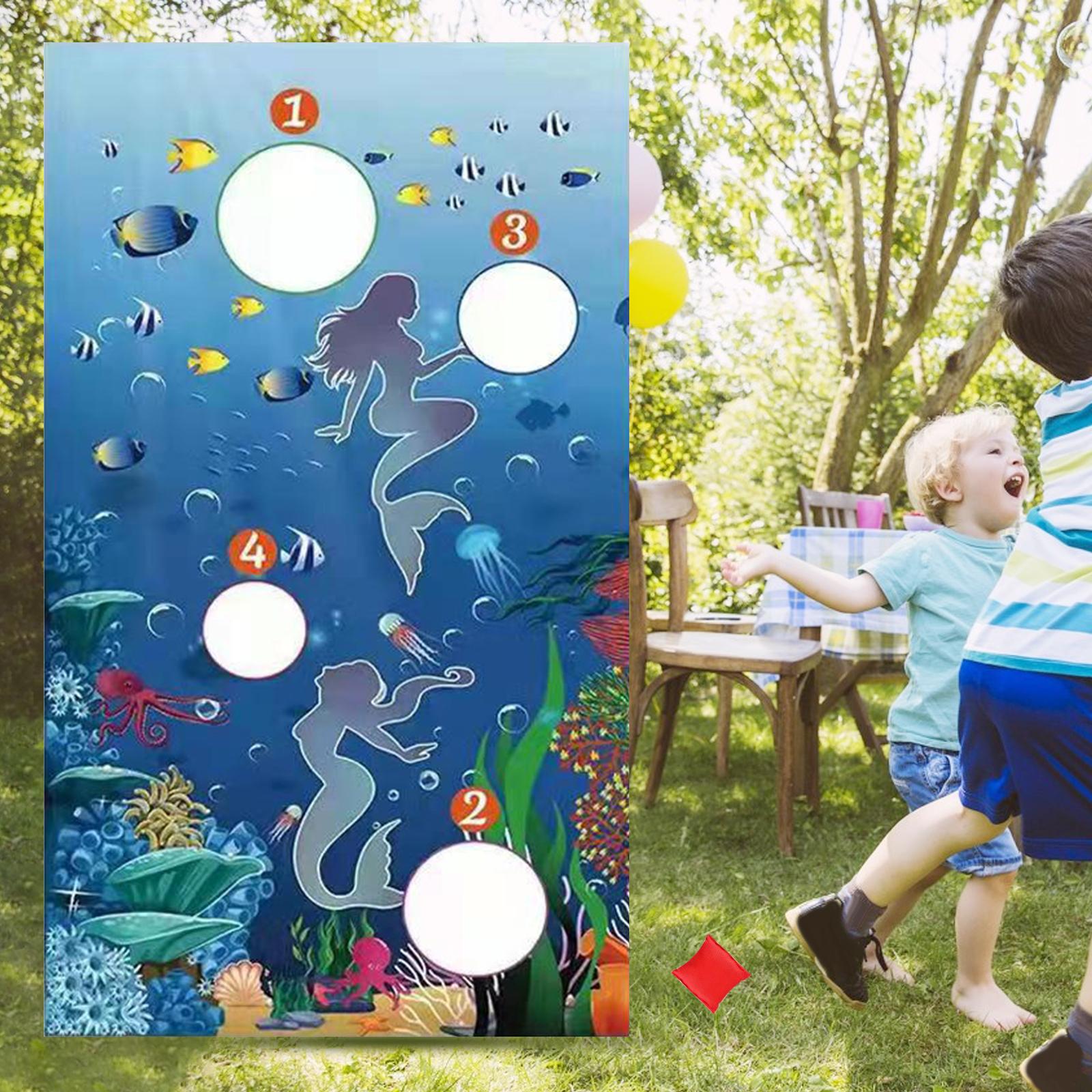 Banner Kids Toys - Permainan Lempar Karung Pasir Bertema Laut