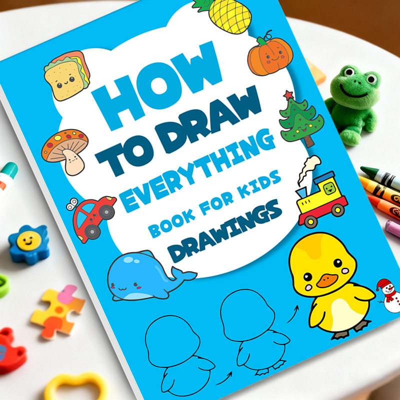 Kids Toys Drawing Easy - Buku Menggambar Langkah-Langkah untuk Anak-Anak: Belajar