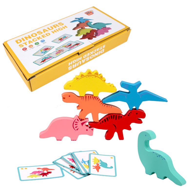 Wooden Blocks Stacking - Mainan Balok Keseimbangan Kayu untuk Anak-anak