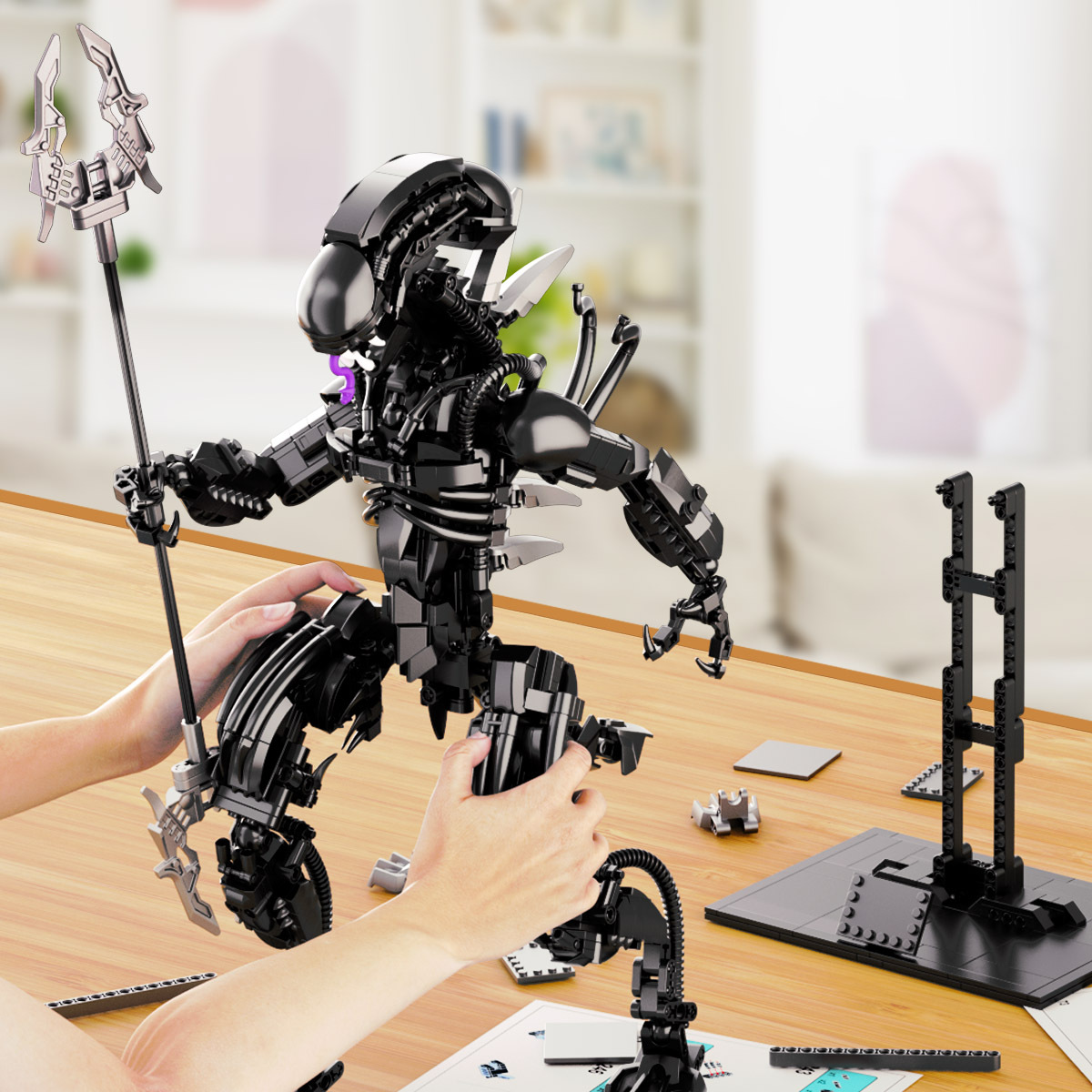 Xenomorph Kids Toys - Set Mainan Alien Xenomorph Predator Figur