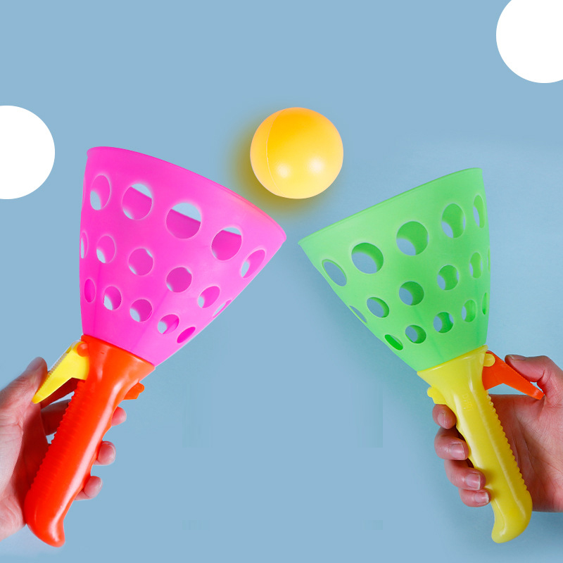 Catapult Launcher Toy - Mainan Lempar Double Catcher, Ketapel Lempar