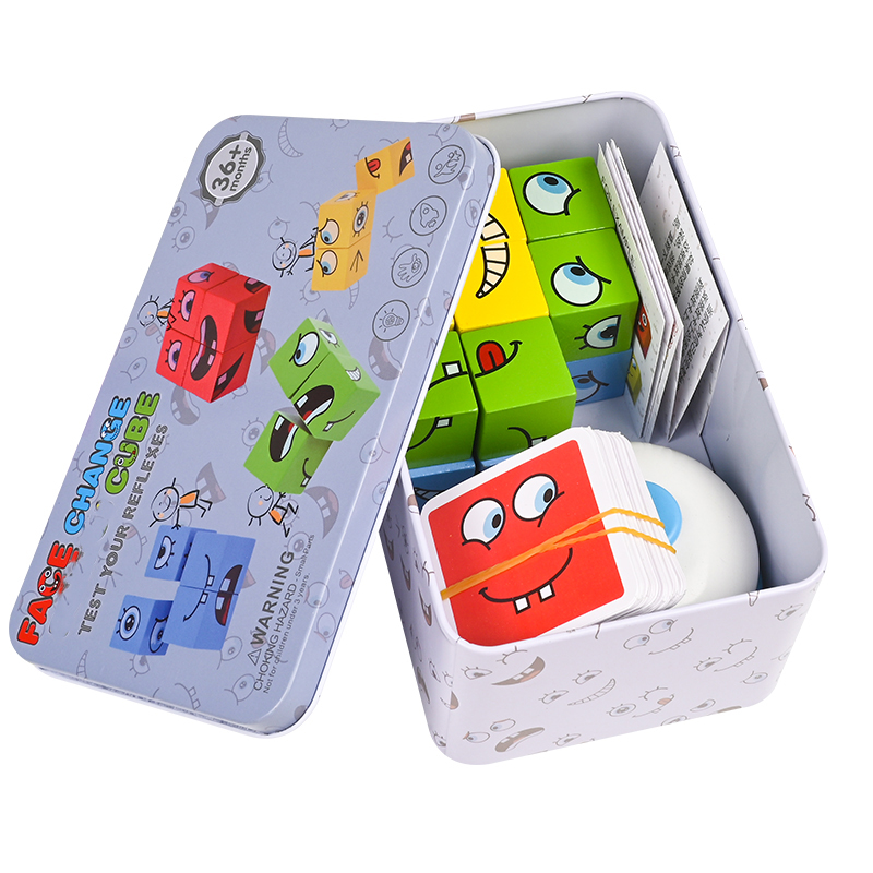 Wooden Blocks Stacking - Set mainan pendidikan pembelajaran besar, Set