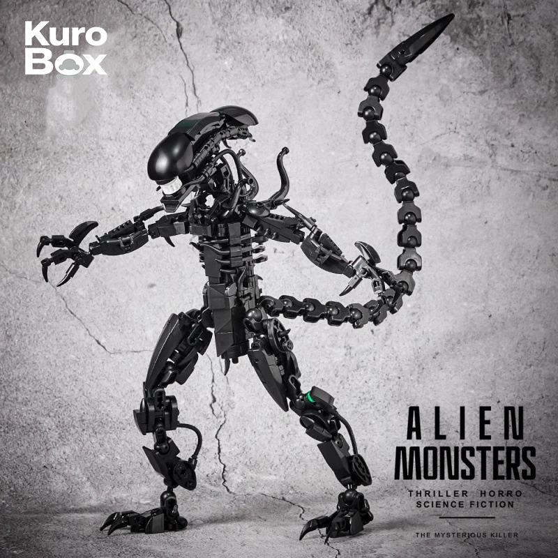 Xenomorph Kids Toys - Mainan Blok Bangunan MOC Xenomorph Monster