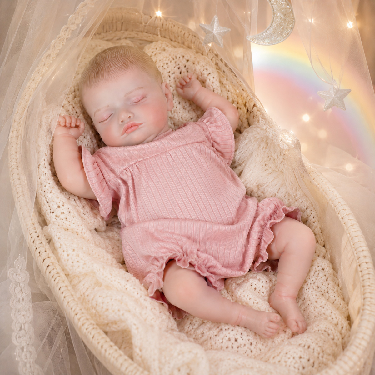 Kids Toys New Born - Boneka Bayi Reborn 50CM yang Mirip