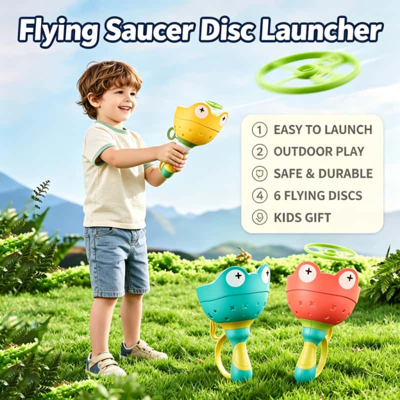 Kids' Toys - Peluncur Piringan Terbang Mainan Terbang Anak-anak