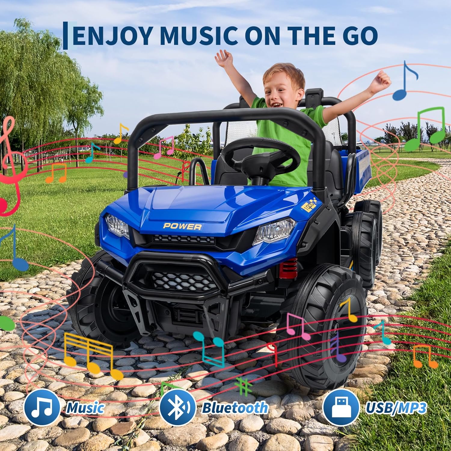 Truk Sampah Anak 24V 4WD 2 Kur - Kids Toys Vehicle ulasan dan harga