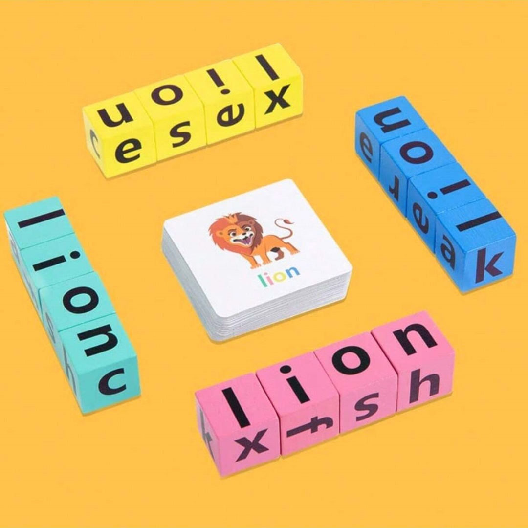 Permainan Papan Ejaan Alfabet  - Wooden Blocks Stacking ulasan dan harga