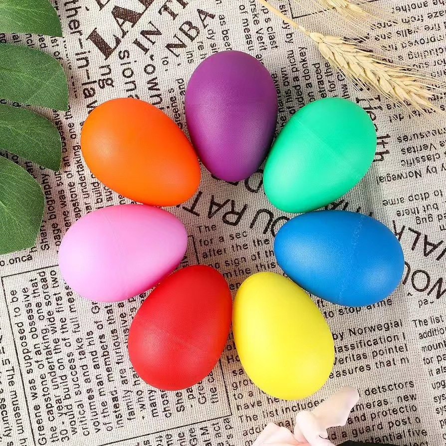 2 Buah Pengocok Telur Plastik  - Kids Toys Easter ulasan dan harga