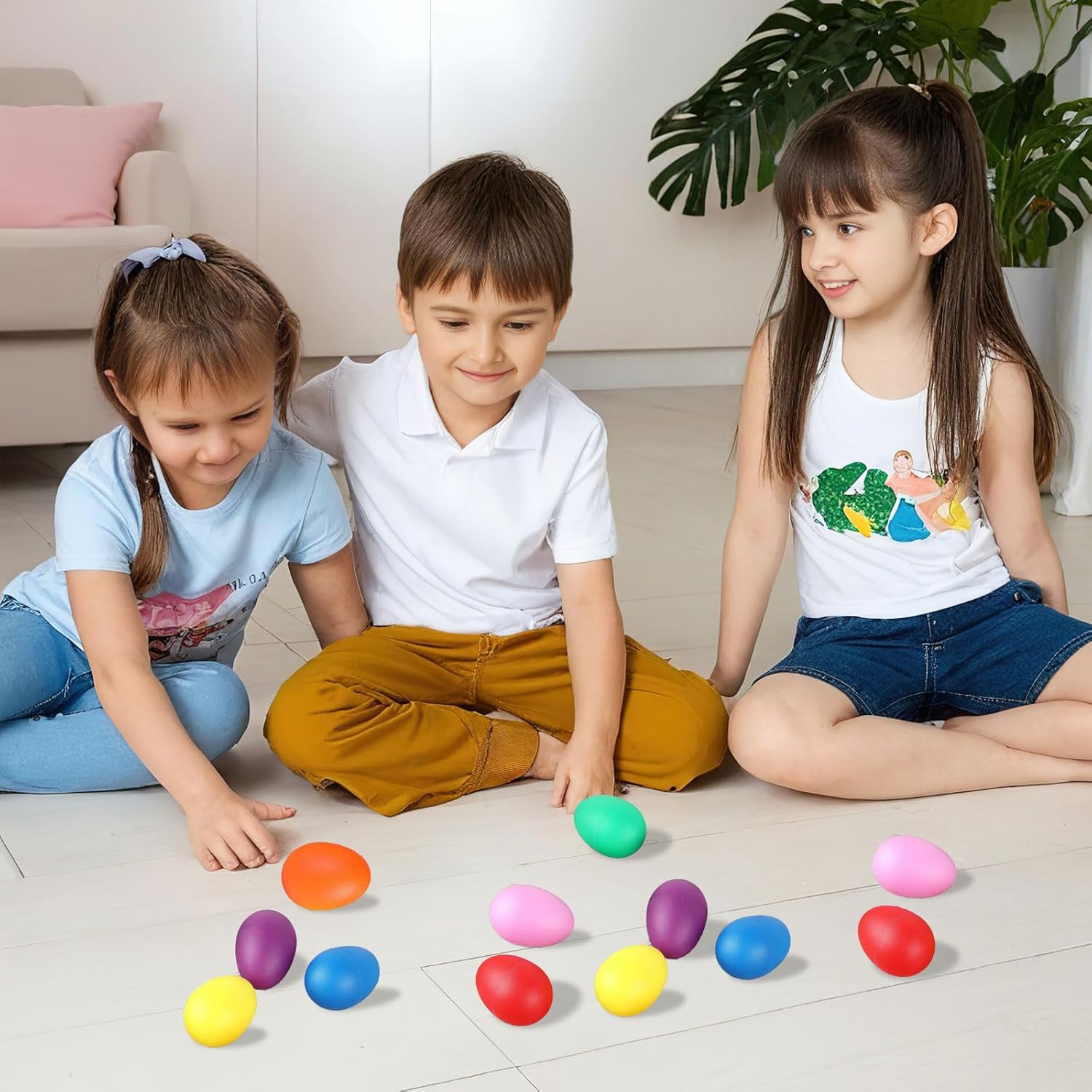 2 Buah Pengocok Telur Plastik  - Kids Toys Easter ulasan dan harga