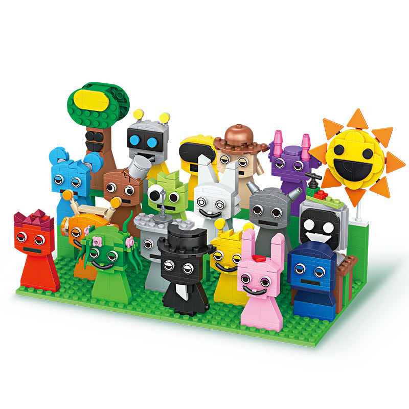 9 Buah Set Blok Bangunan Figur - Kids Toys Easter ulasan dan harga