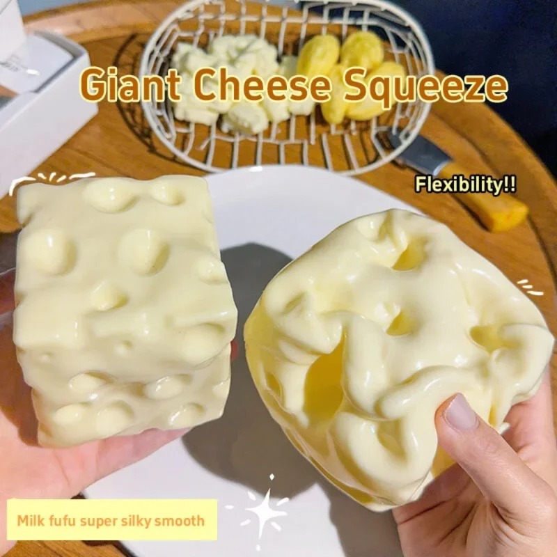 Taba Squishy Cheese Cube Bola  - Kids' Toys ulasan dan harga