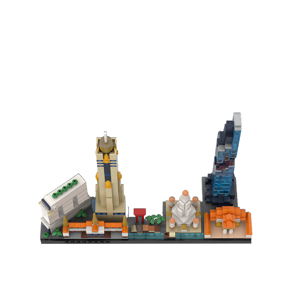 MOC Bangkok Skyline Building B - Kids Toys Bangkok ulasan dan harga