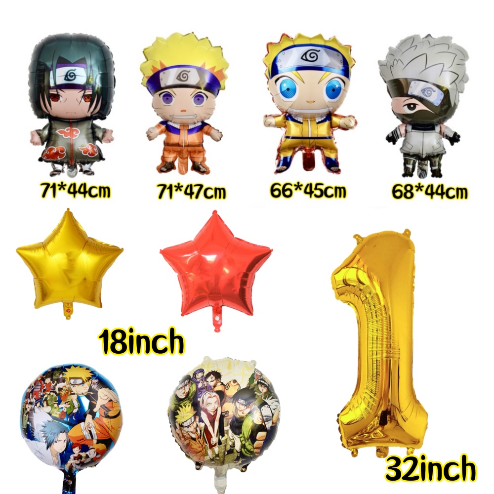 Balon Foil Naruto 12 inci DIY  - Banner Kids Toys ulasan dan harga