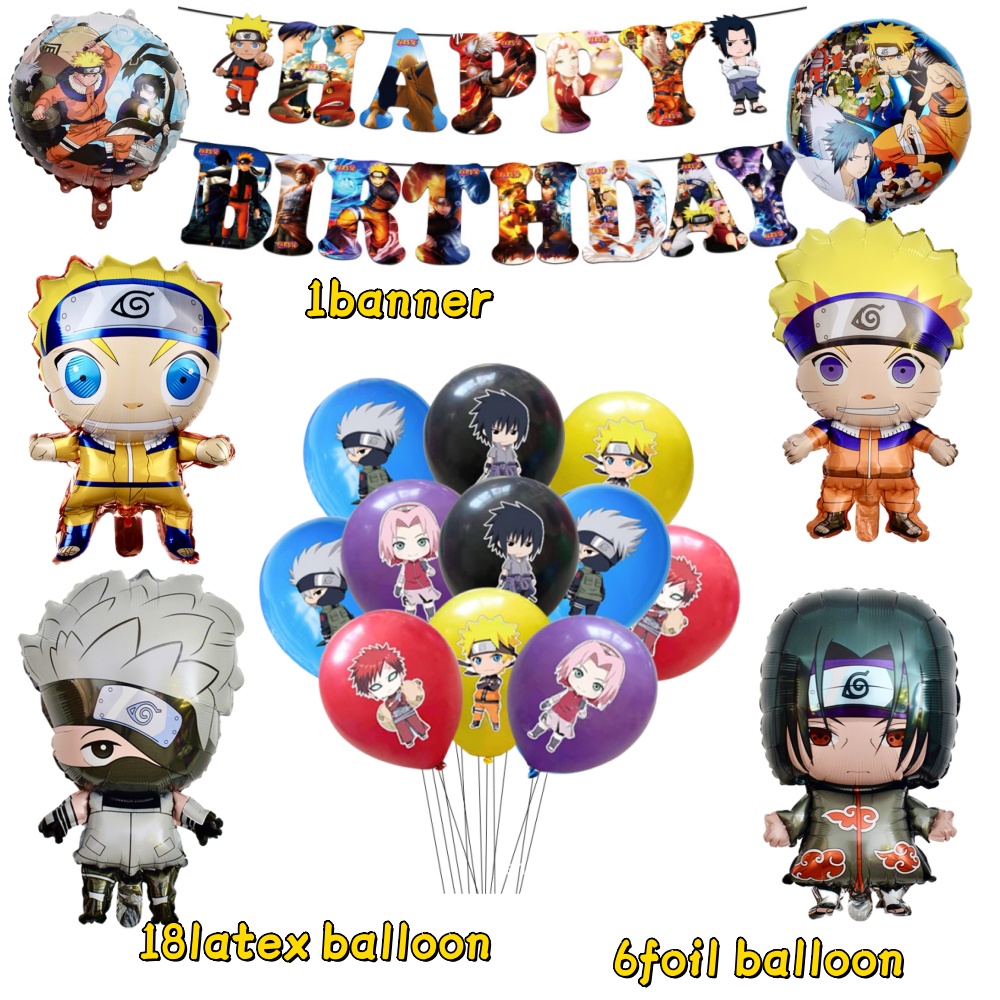 Balon Foil Naruto 12 inci DIY  - Banner Kids Toys ulasan dan harga