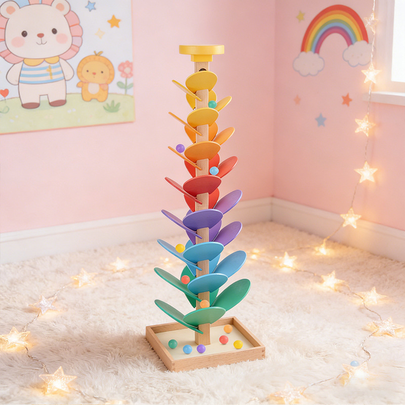 Pohon Musik Pelangi, Mainan Su - Wooden Blocks Stacking ulasan dan harga