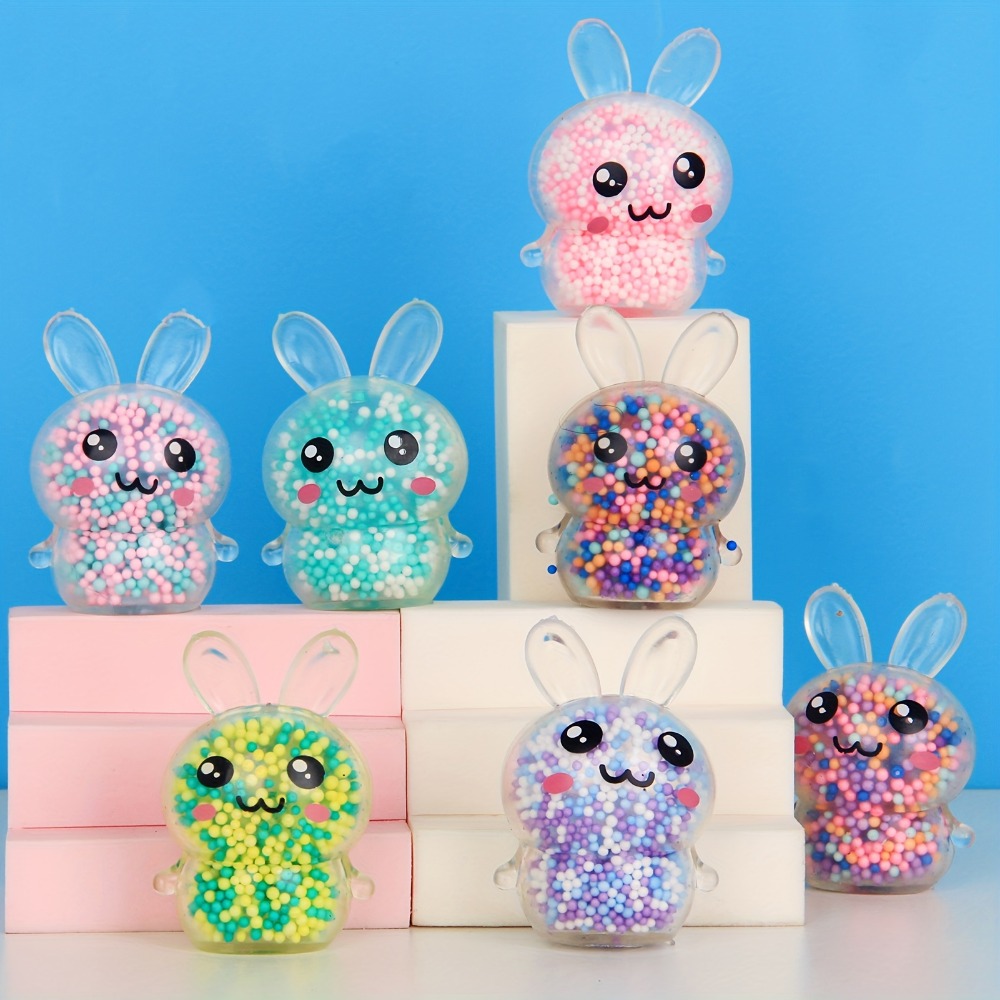 1/6 buah bola stres kelinci Sq - Kids Toys Easter ulasan dan harga