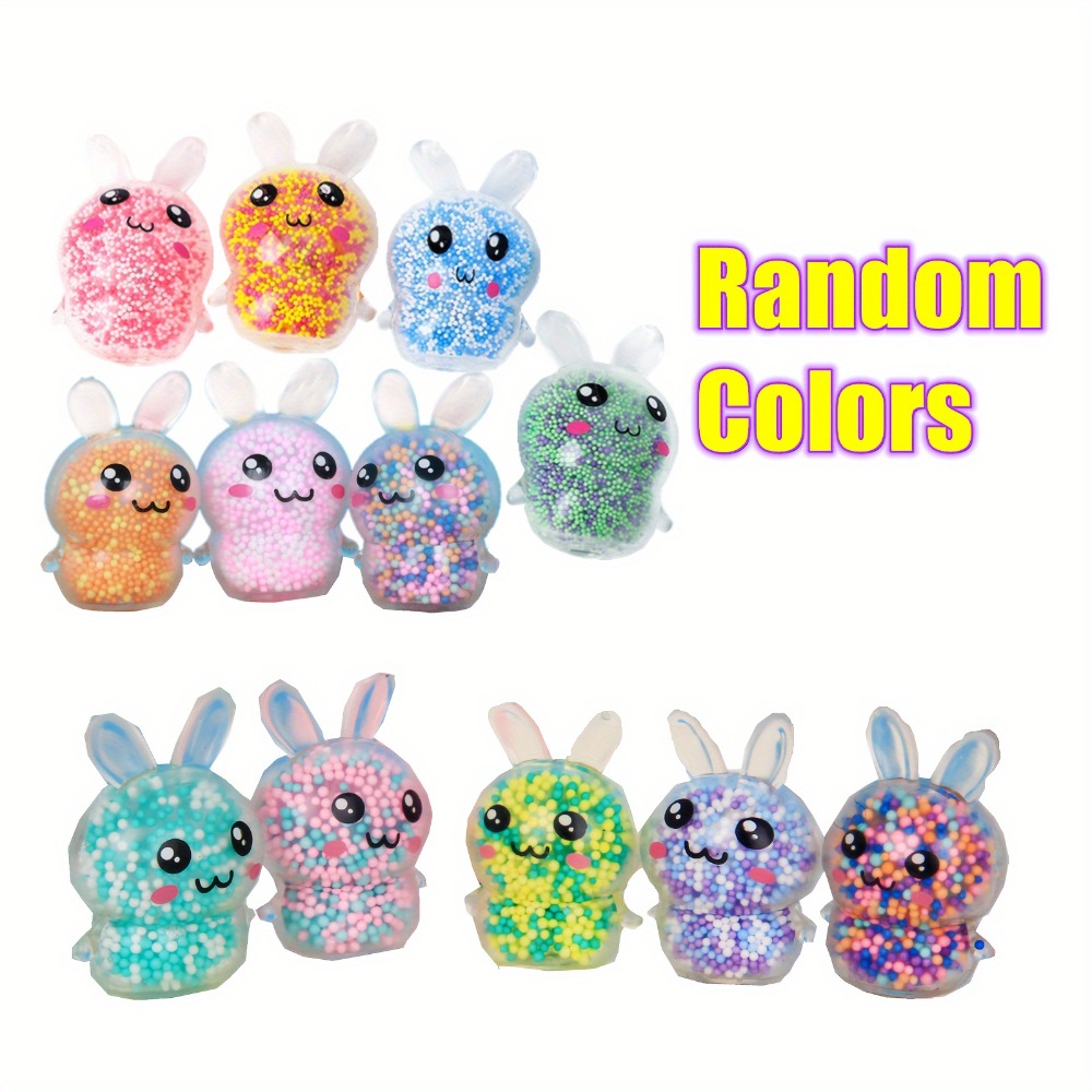 1/6 buah bola stres kelinci Sq - Kids Toys Easter ulasan dan harga