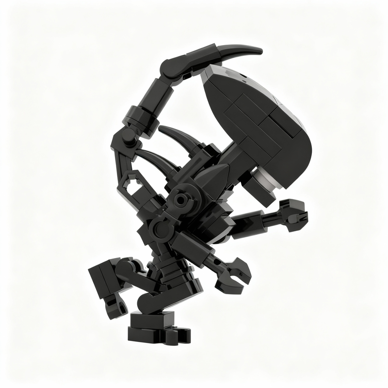 370 Buah MOC Space THE ALIEN X - Xenomorph Kids Toys ulasan dan harga