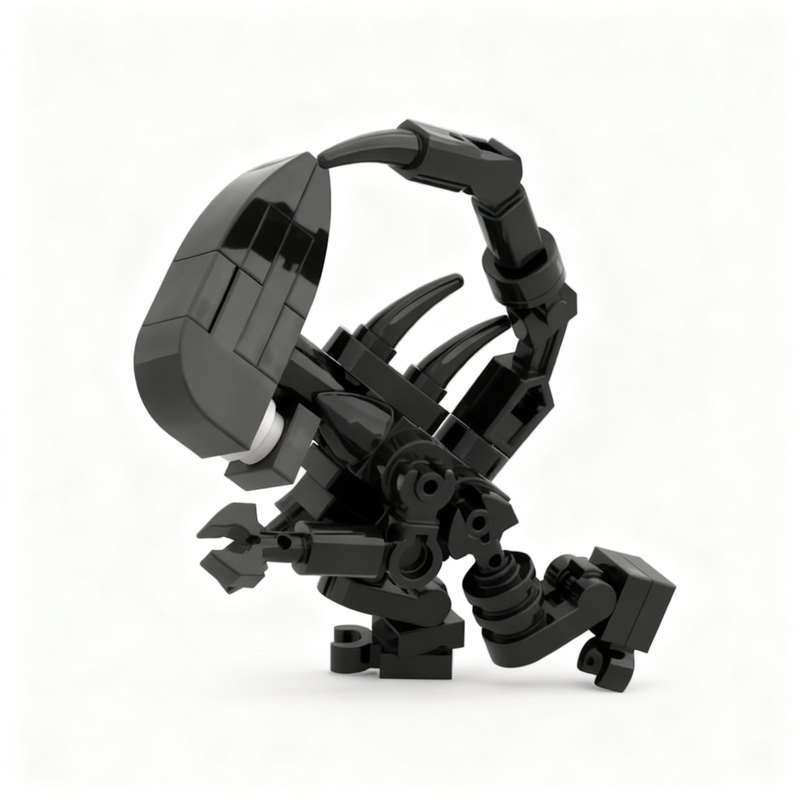 370 Buah MOC Space THE ALIEN X - Xenomorph Kids Toys ulasan dan harga