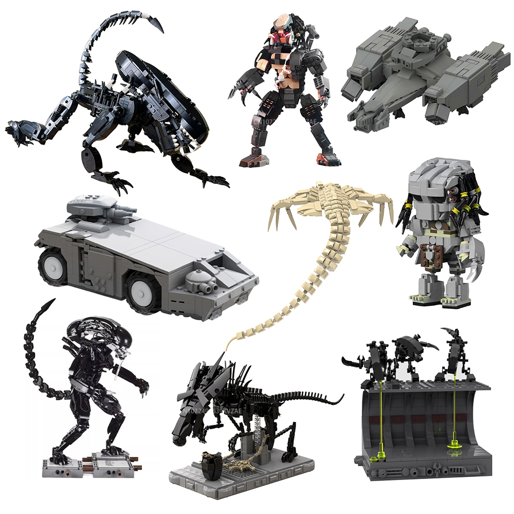 MOC Aliened Monster Block Acti - Xenomorph Kids Toys ulasan dan harga