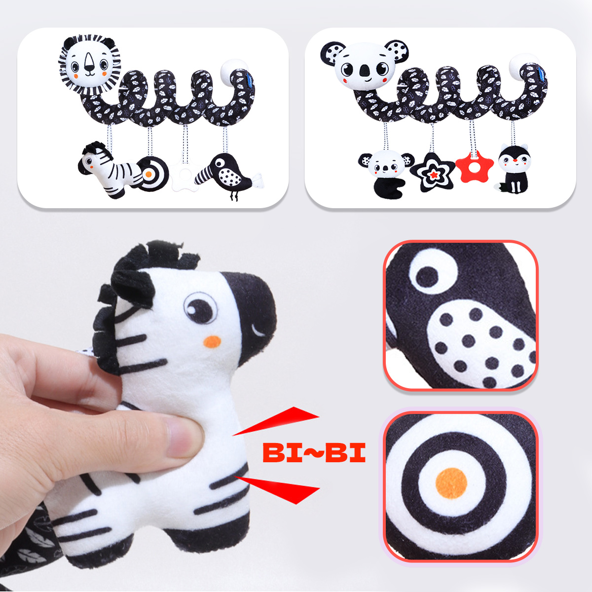 Mainan Gantung Spiral Plush Ba - Kids Toys New Born ulasan dan harga