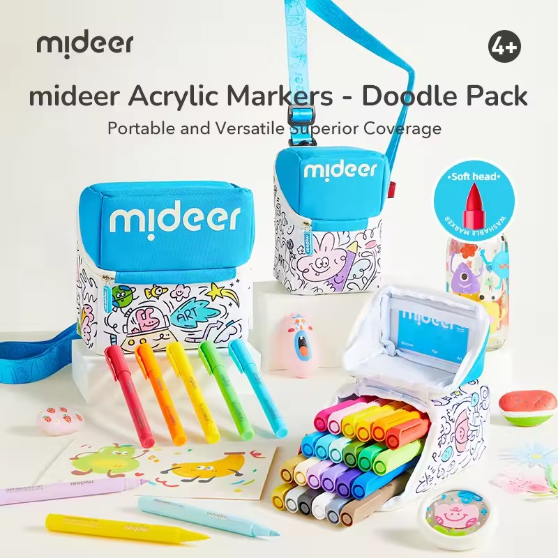 Spidol Akrilik Mideer Set Graf - Kids Toys Drawing Easy ulasan dan harga