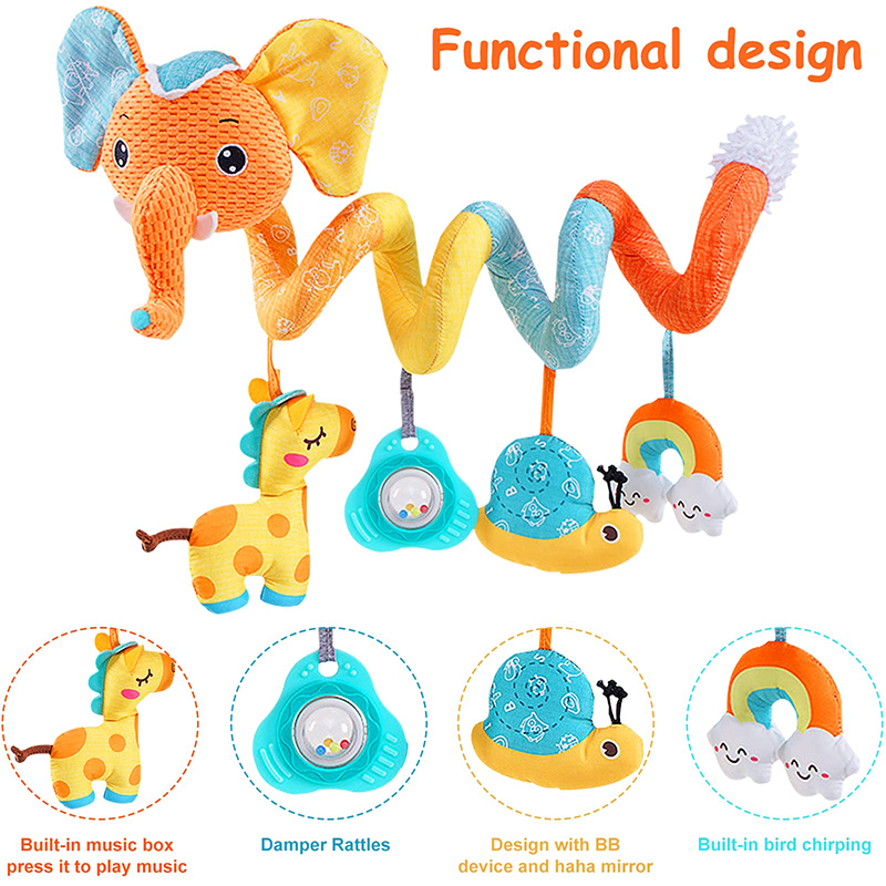 Mainan kursi mobil gajah warna - Kids Toys New Born ulasan dan harga