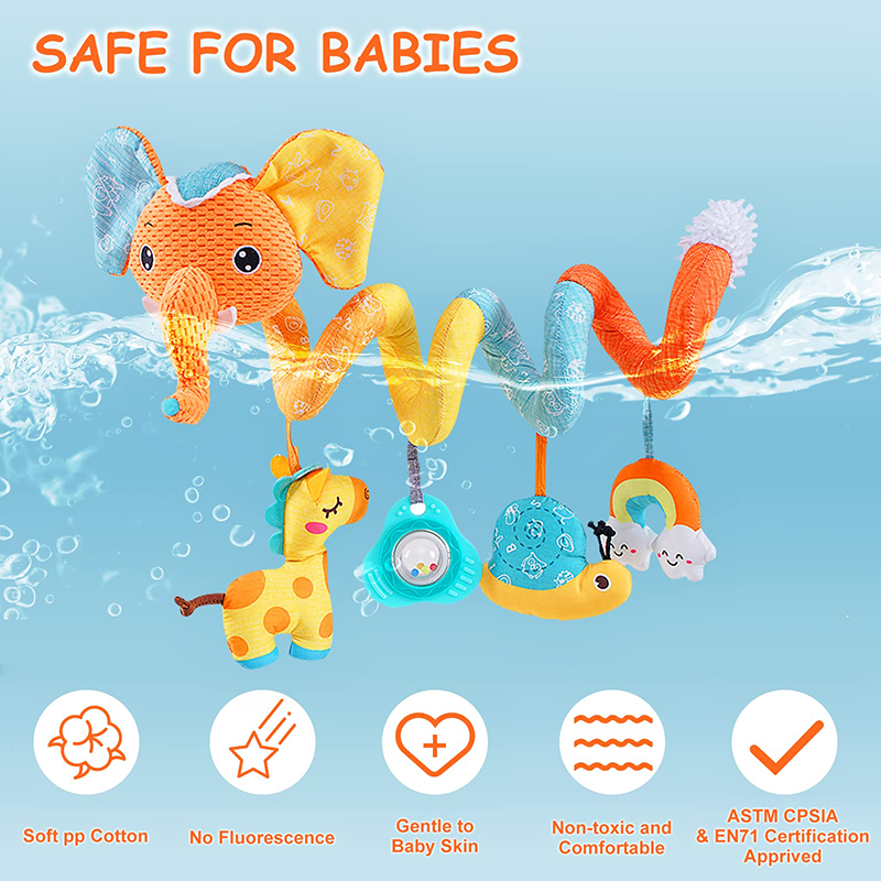 Mainan kursi mobil gajah warna - Kids Toys New Born ulasan dan harga