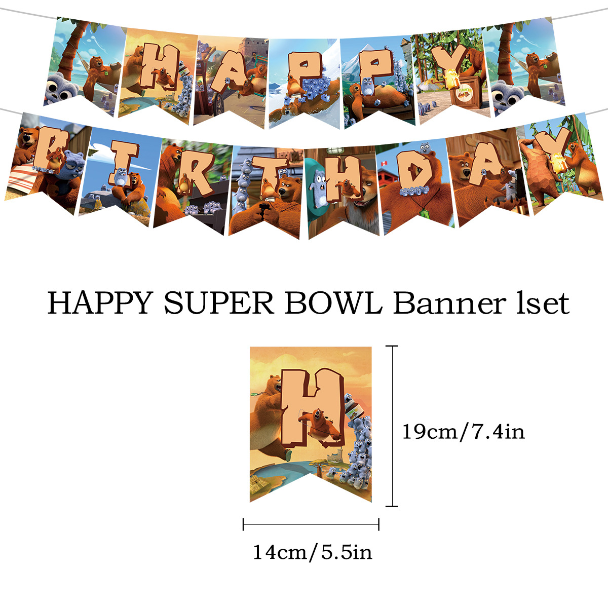 Dekorasi Beruang Pesta Ulang T - Banner Kids Toys ulasan dan harga
