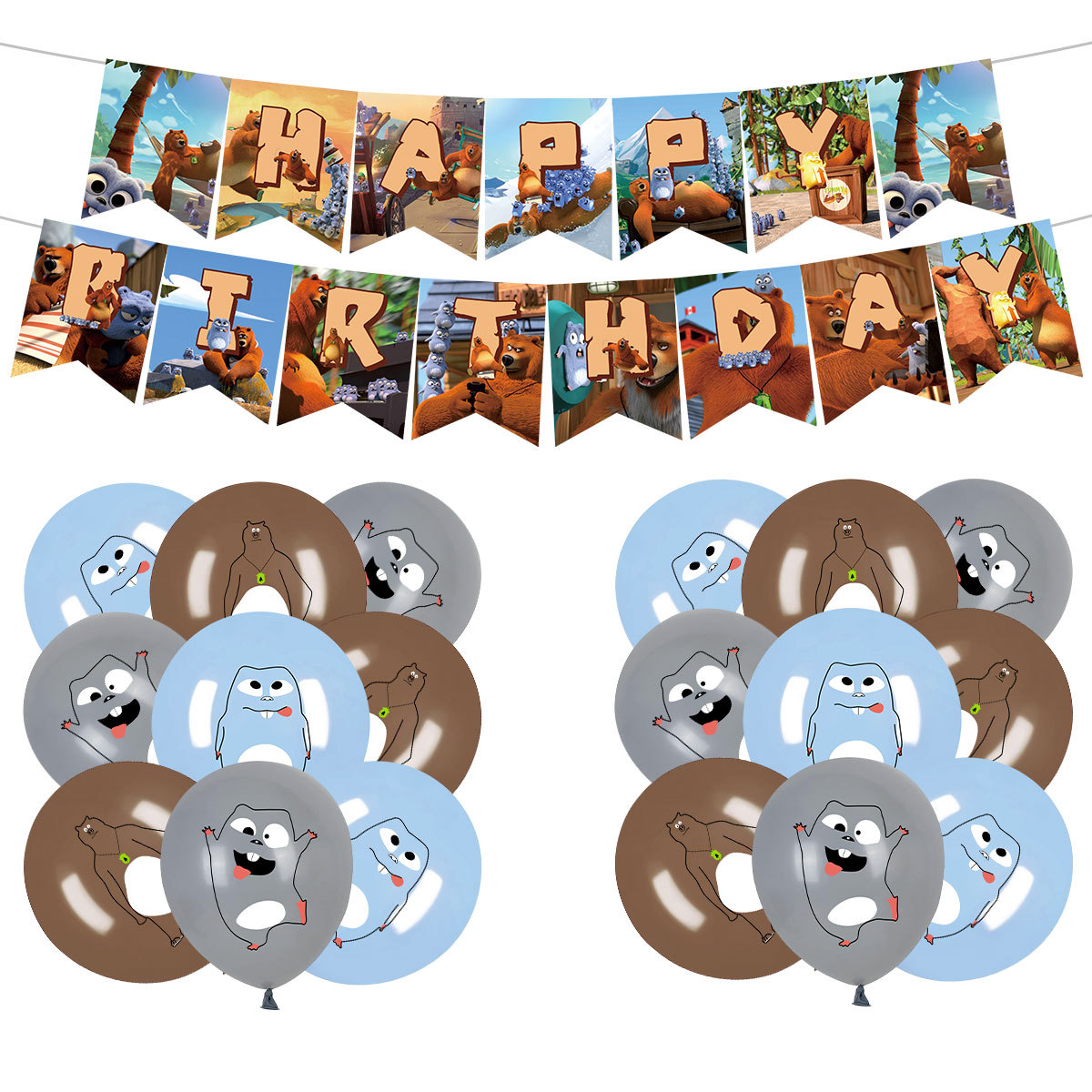 Dekorasi Beruang Pesta Ulang T - Banner Kids Toys ulasan dan harga